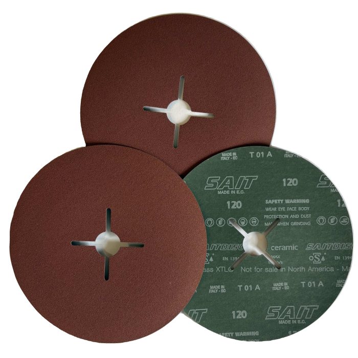 SAIT 180mm x 22mm - Ceramic Grain Fibre Discs - Image 1