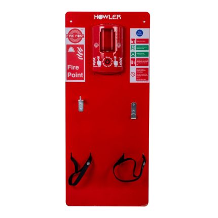 Howler Scaffpost c/w Battery Operated Fire Alarm - Scaffpost with Alarm only 10