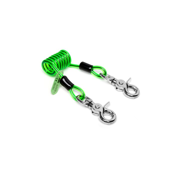 NLG Short Coiled Tool Lanyard, Quick Clip, Max Load: 3KG (6.6lbs) - Image 1