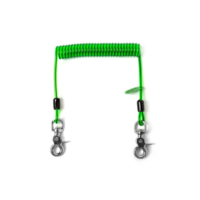 NLG Extended Coil Tool Lanyard, Quick Clip, Max Load: 3KG (6.6lbs) - Image 1
