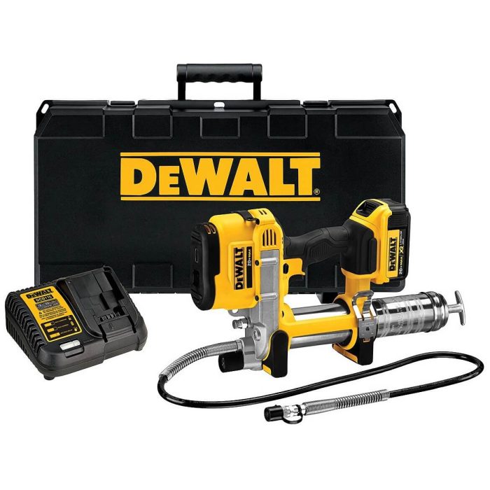 DeWALT DCGG571M1 20V MAX Lithium Ion Automatic 42" Grease Gun Tool Kit - Image 1