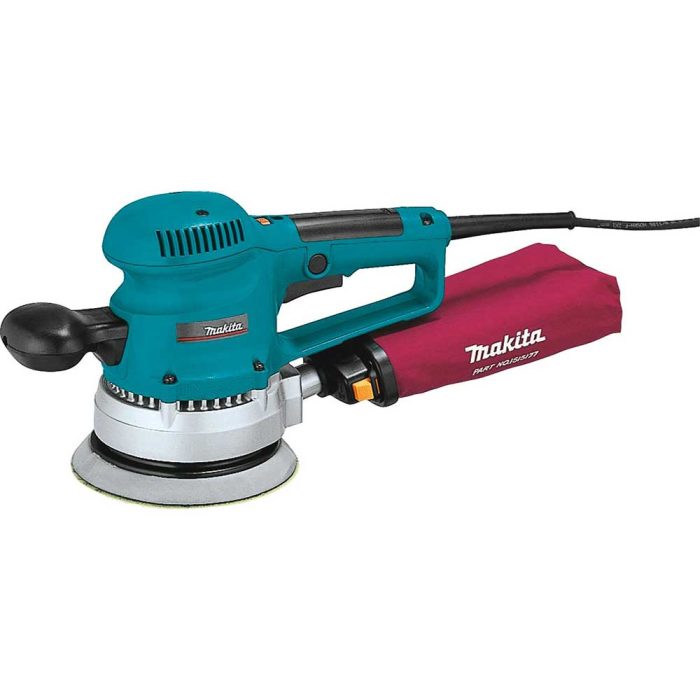 Makita BO6030 2.7 Amp 6-Inch Random Orbit Variable Speed Sander with Dust Bag - Image 1