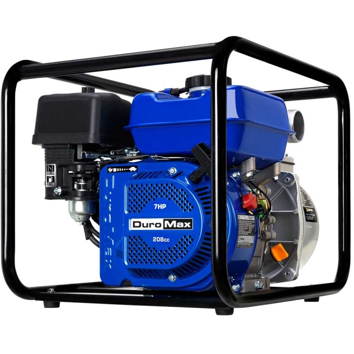 DuroMax XP652WP 208cc 158-Gpm 3600-Rpm 2" Gasoline Engine Portable Water Pump - Image 1