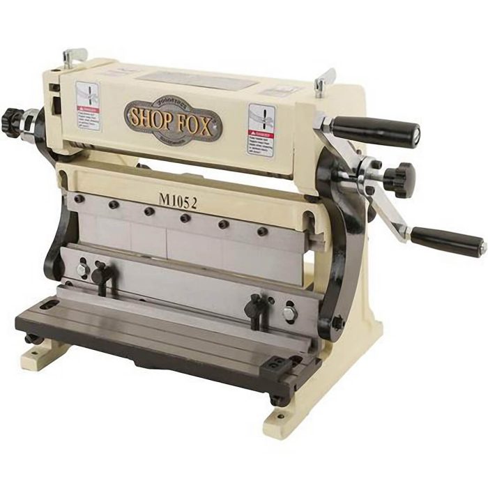 Shop Fox M1052 12" 3 In 1 Sheet Metal Machine 22 Gauge Maximum Capacity - Image 1