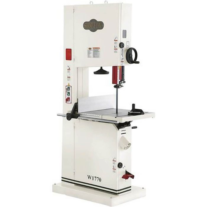 Shop Fox W1770 5 H.P. 21" Bandsaw with Micro-Adjusting Rack & Pinion Table Tilt - Image 1