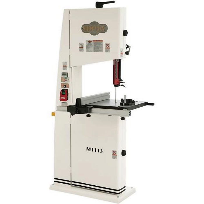 Shop Fox M1113 Wood / Metal Bandsaw with 1725 Rpm 1.5Hp 220V Single-Phase Motor - Image 1