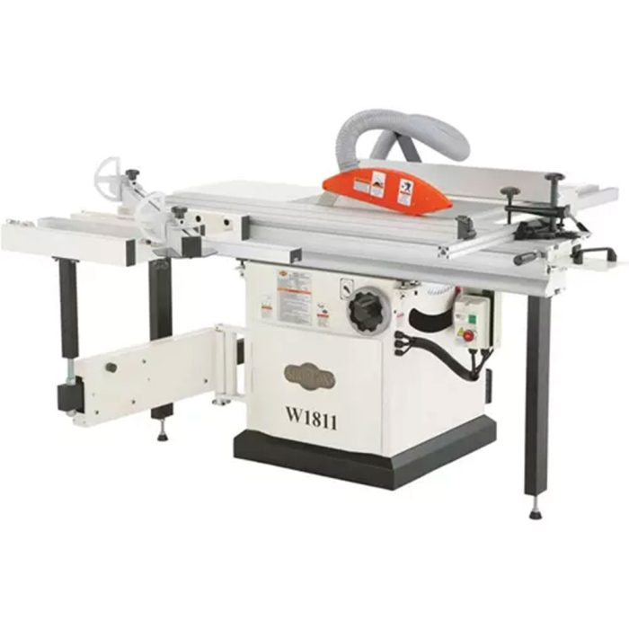 Shop Fox W1811 10" 5 HP Sliding Table Saw w/ 63" Crosscut Capacity - Image 1