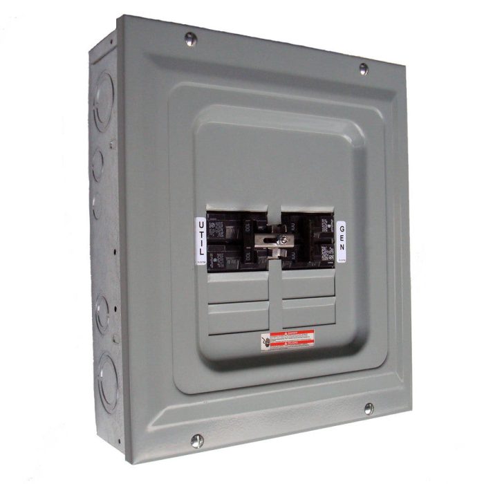 Generac GNC-6333 60-Amp Generator/60-Amp Utility Manual Transfer Switch Indoor - Image 1