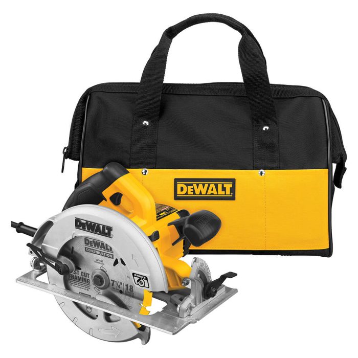 DeWALT DWE575SB 7-1/4-In Electric Next Gen Circular Saw Cutting Tool W/ Brake - Image 1