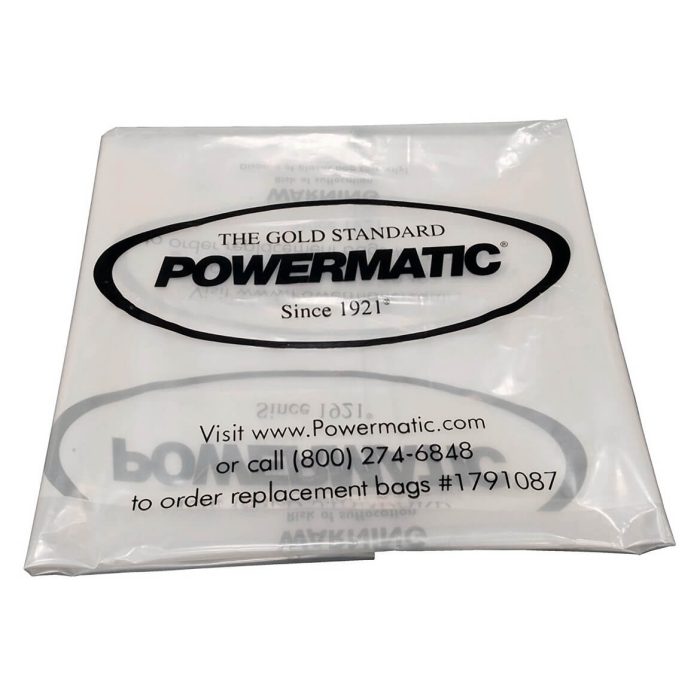 Powermatic 1791087 20" Clear Collection Bags (Pack of 5) - Image 1