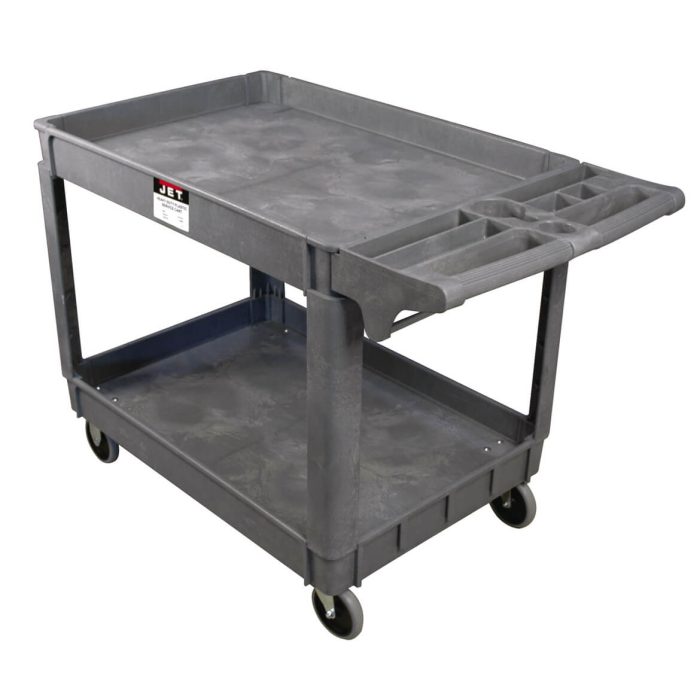 JET PUC-3725 Resin Utility Cart with 550 LB Capacity - Image 1