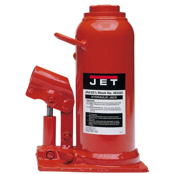 JET JHJ-22-1/2 22.5 Ton Hydraulic Bottle Jack - 453322 - Image 1