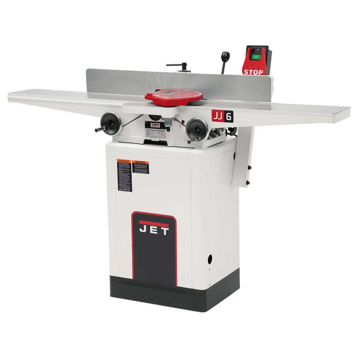 Jet JJ-6HHDX, 6" Long Bed Jointer with Helical Head Kit 708466DXK - Image 1