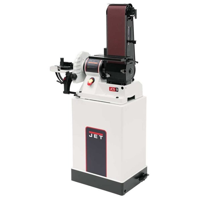 Jet JSG-96CS 3/4HP 1Ph 115V 6"x48" Belt / 9" Disc Sander, Closed Stand 708597K - Image 1
