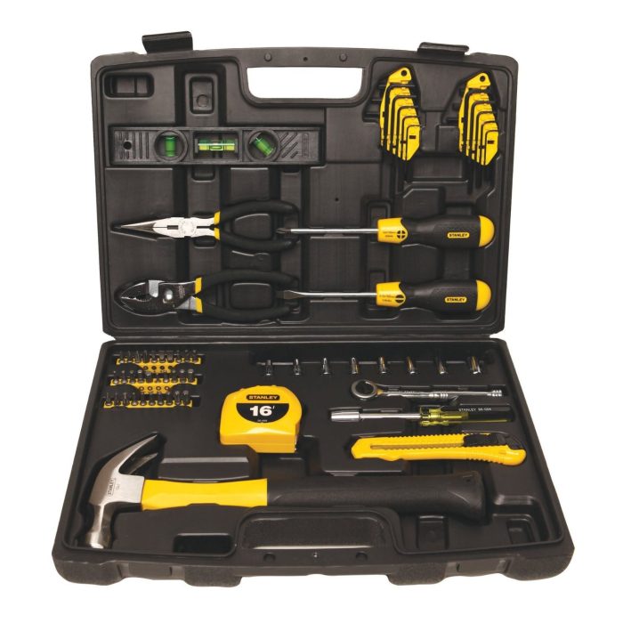 Stanley 94-248 Ergonomically Designed Storage Homeowner's Tool Kit, (65-Piece) - Image 1