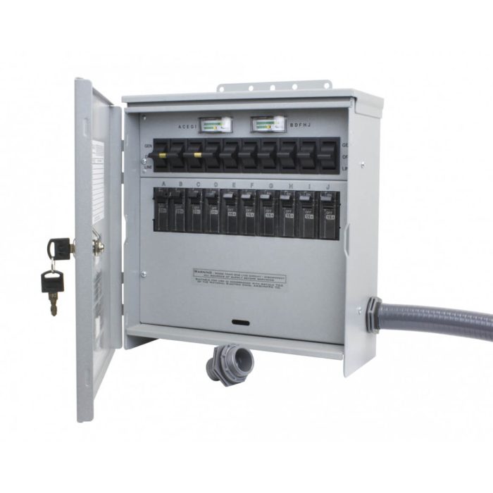 Reliance R310A 120/240-Volt 30-Amp 10-Circuit Pro/Tran Outdoor Transfer Switch - Image 1
