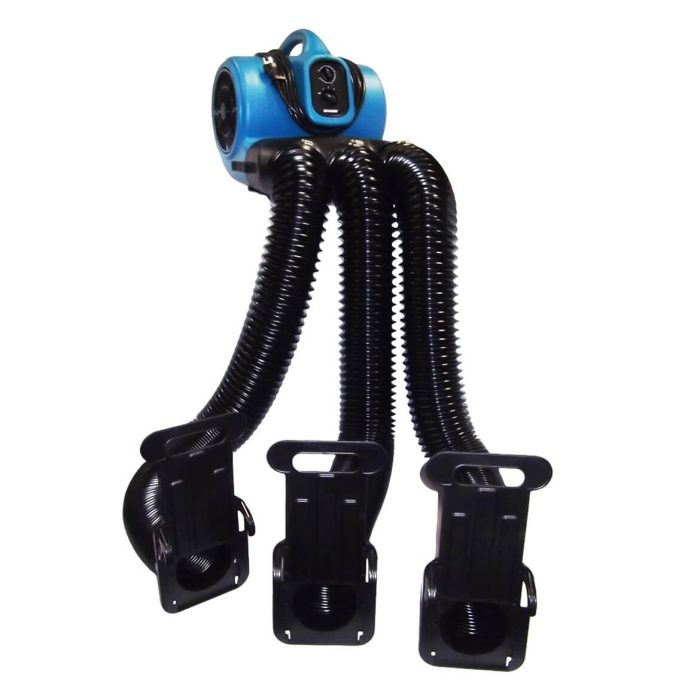 XPOWER X-430TF-MDK 1/3HP 2000CFM 3.8A 3 Speed Mutli-Cage Dryer w/ Drying Kit - Image 1