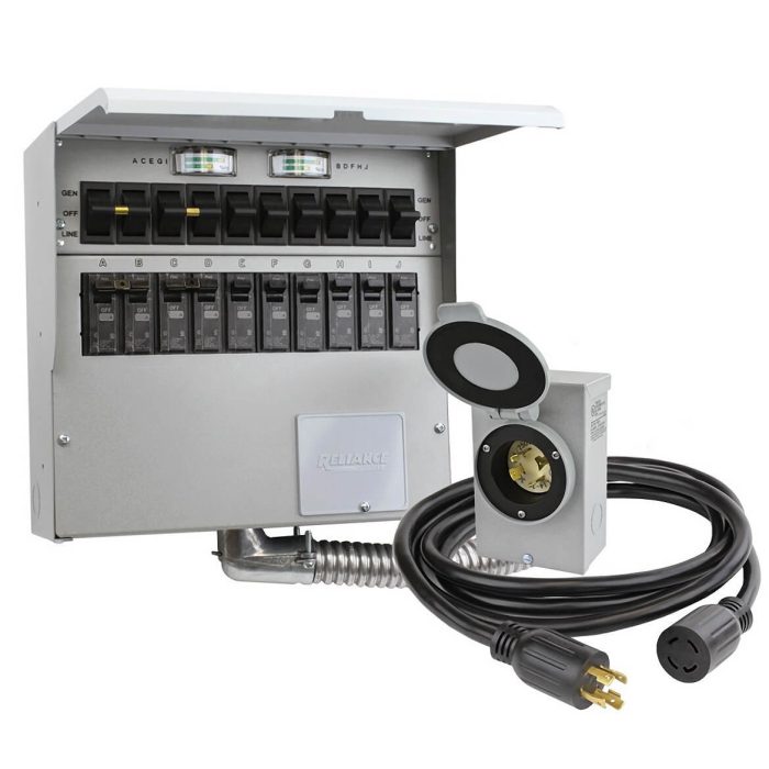 Reliance 310CRK 120/240-Volt 30-Amp 10-Circuit Pro/Tran 2 Transfer Switches - Image 1