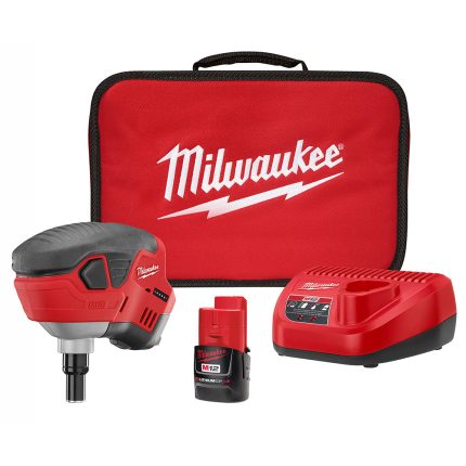 Milwaukee 2458-21 M12 12V Lithium-Ion Palm Nailer Kit