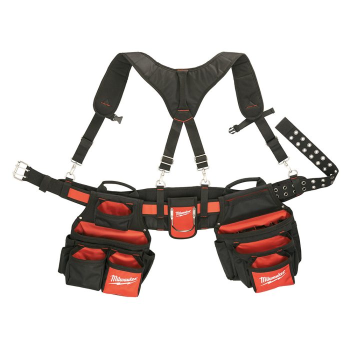 Milwaukee 48-22-8120 30 - 53-Inch 24-Pocket Suspension Rig Contractor Work Belt - Image 1
