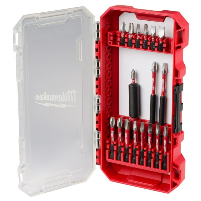 Milwaukee 48-32-4403 Optimized Shockzone Steel Impact Driver Bit Set - 18pc - Image 1