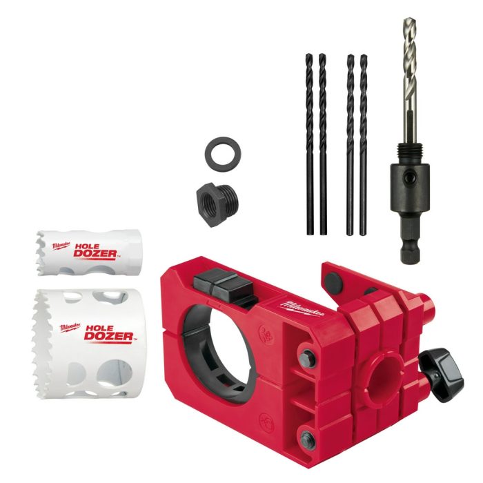 Milwaukee 49-22-4073 Bi-Metal Door Lock Installation Hole Dozer Hole Saw Kit - Image 1