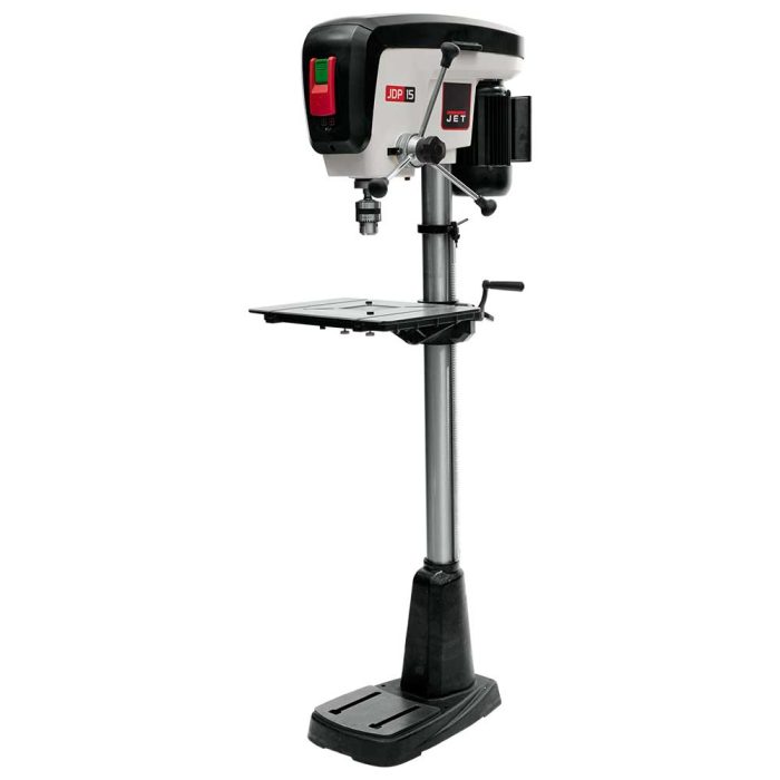 Jet JDP-15F 15-Inch Belt Tensioning Depth Floorstanding Drill Press - 716250 - Image 1