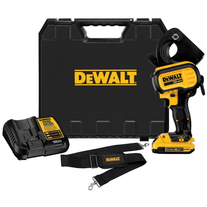 DeWALT DCE150D1 20V MAX Heavy Duty Cordless LED Cable Cutting Tool Kit - Image 1