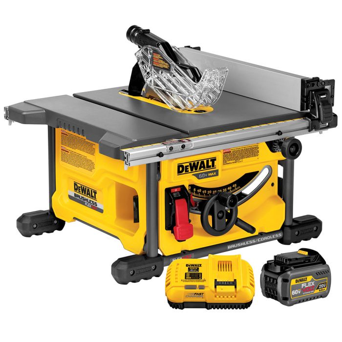 DeWALT DCS7485T1 60V FLEXVOLT 8-1/4-Inch Adjustable Table Saw Kit - Image 1