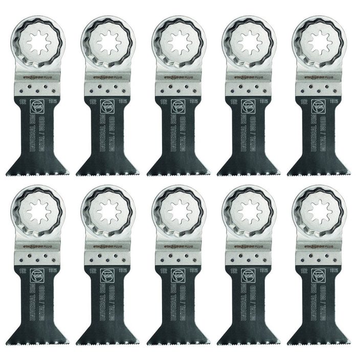 Fein 63502152290 1-3/4-Inch Durable Universal Oscillating  E-Cut Saw Blade -10pk - Image 1