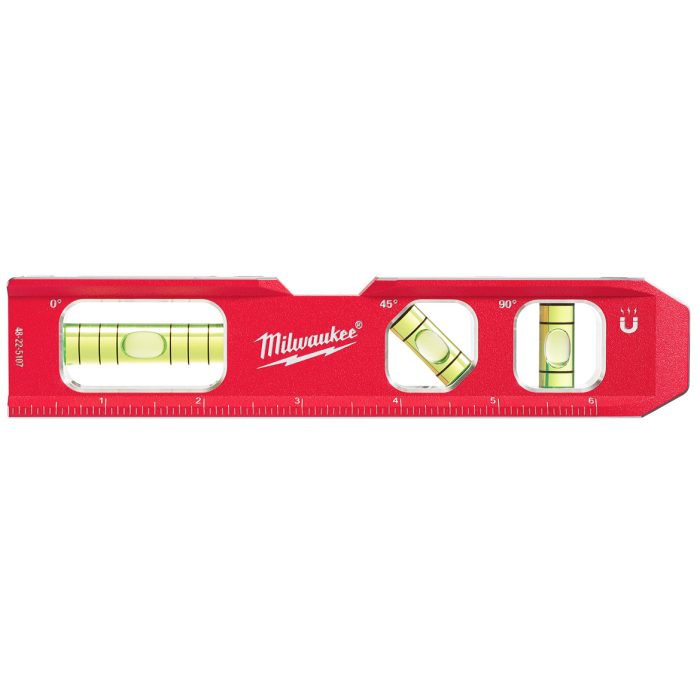 Milwaukee 48-22-5107 Durable Aluminum Standard Compact Billet Torpedo Level - Image 1