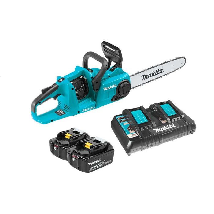 Makita XCU03PT 36-Volt 5.0Ah LXT Lithium-Ion Brushless Cordless Chainsaw Kit - Image 1
