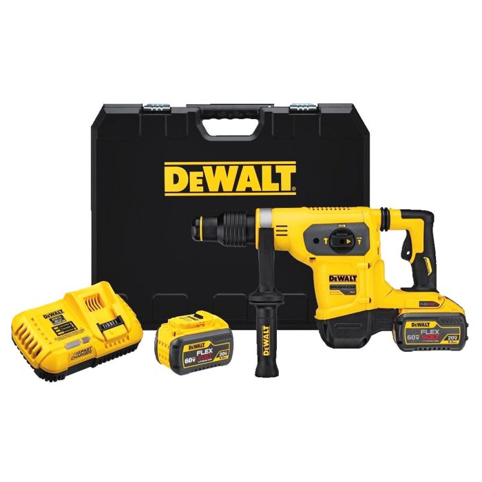 DeWALT DCH481X2 60V 9/16-Inch SDS-MAX Combination Hammer Driver Kit - Image 1