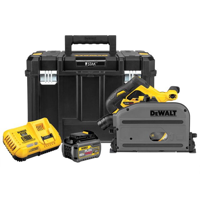 DeWALT DCS520T1 60V 6-1/2-Inch Straight Plunge Cordless Tracksaw Kit - Image 1