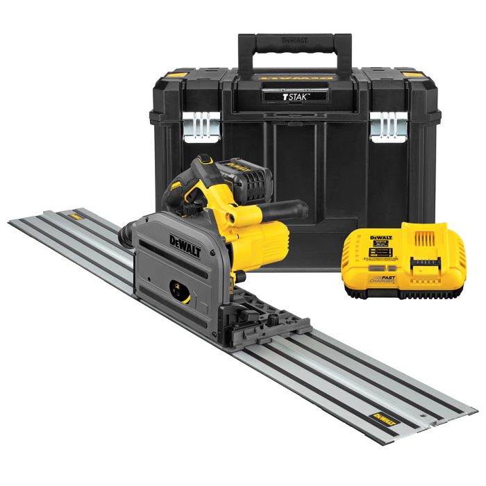 DeWALT DCS520ST1 60V 6-1/2-Inch Cordless Track Saw Kit w/ Track - Image 1
