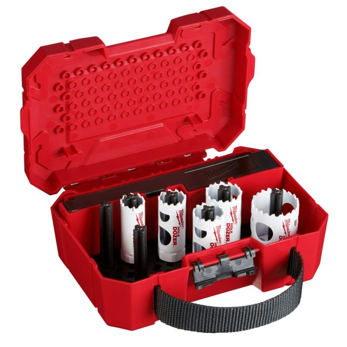 Milwaukee 49-22-4006 Multi-Purpose Hex Shank Hole Dozer Hole Saw Kit - 9pc - Image 1