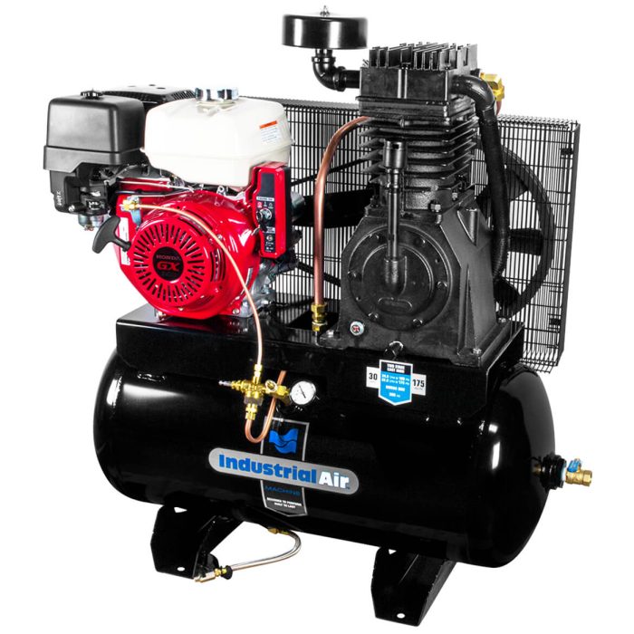 Industrial Air IH1393075 30 Gallon 13 HP Truck Mount Air Compressor w/Engine - Image 1