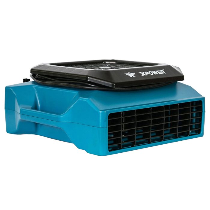 XPOWER XL-730A 1150-Cfm 1/3-Hp 5-Speed Professional Low Profile Air Mover - Image 1
