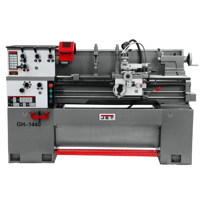 Jet 323403 14-Inch x 40-Inch 3-Phase Geared Head Bench Lathe w/ 200S Dro - Image 1