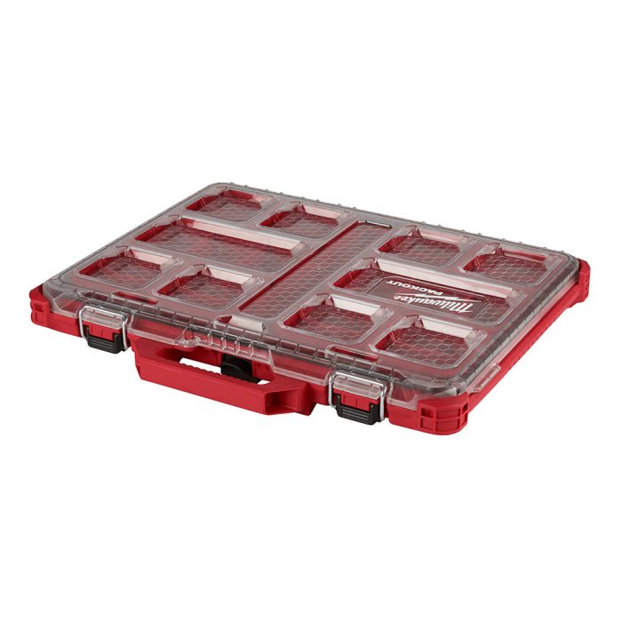 Milwaukee 48-22-8431 10-Compartment Durable PACKOUT Low-Profile Tool Organizer - Image 1