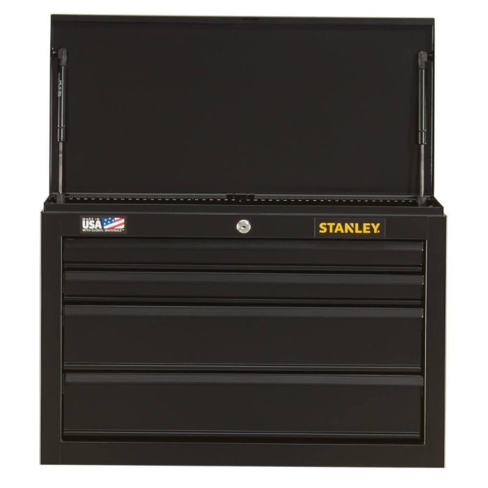 Stanley STST22643BK 26-Inch 100-series 4-Drawer Storage  Tool Chest - Black - Image 1