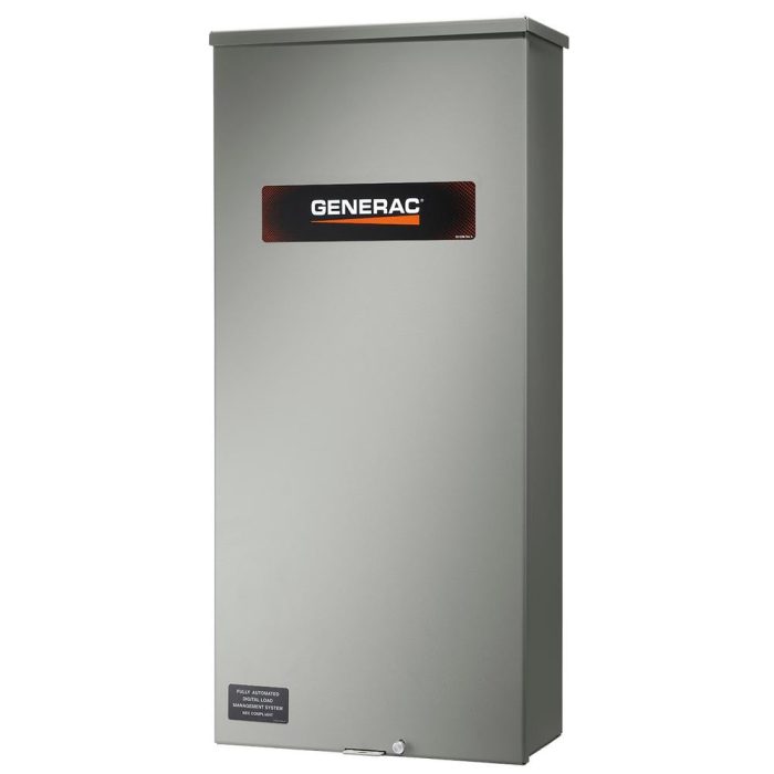 Generac RXSW200A3 200-Amp 240-Volt Single-Phase Automatic Transfer Switch - Image 1