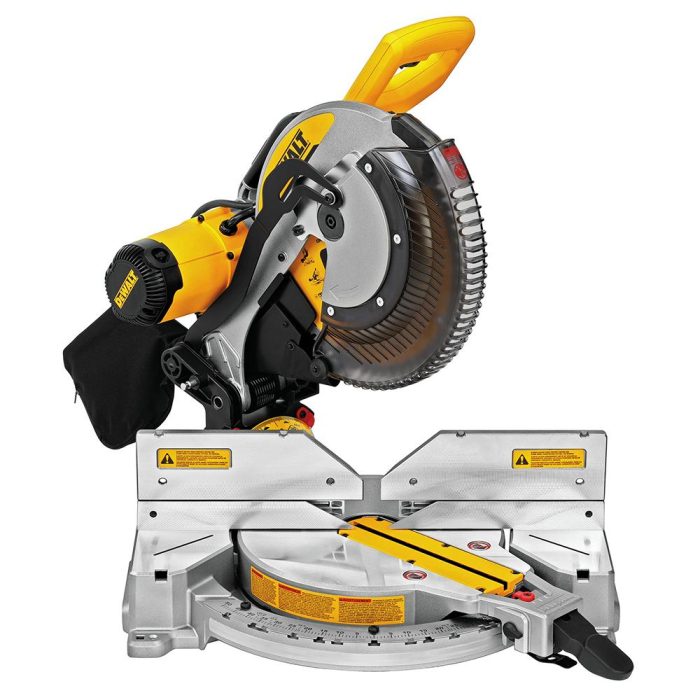 DeWALT DWS716XPS 12 Inch 15 Amp Compound Double Bevel Miter Saw Kit - Image 1