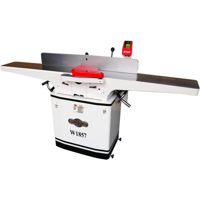 Shop Fox W1857 8 Inch x 72 Inch Built-In Mobile Base Dovetail Jointer - Image 1