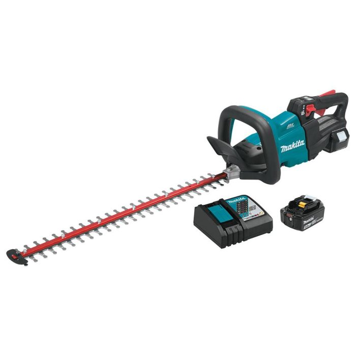Makita XHU07T 18 Volt 24 Inch 5.0Ah LXT Lithium-Ion Brushless Hedge Trimmer Kit - Image 1