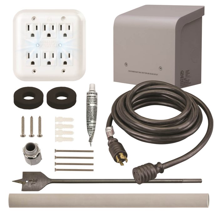 Reliance WKPBN3040  250-Volt 30-Amp Generator Through The Wall Kit w/ PC3040M - Image 1