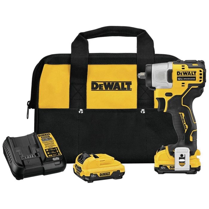 DeWALT DCF902F2 12V MAX XTREME Brushless 3/8 Inch Cordless Impact Wrench Kit - Image 1