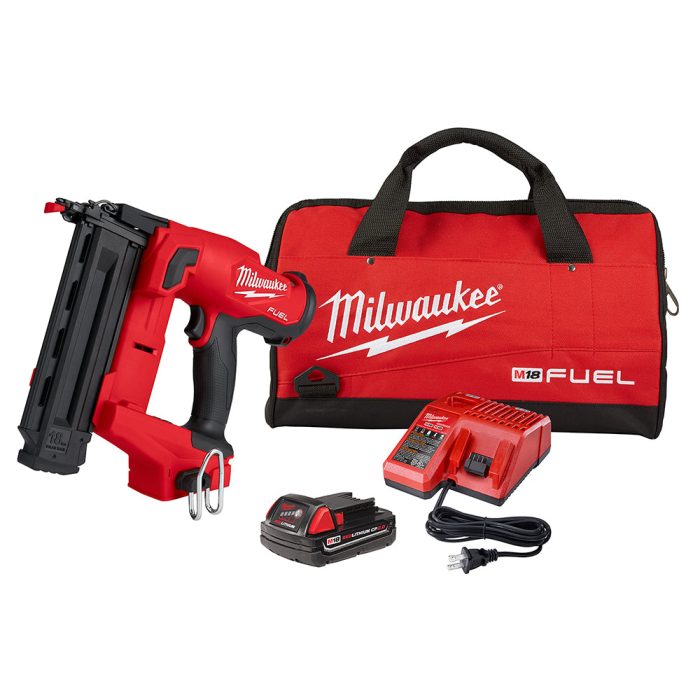 Milwaukee 2746-21Ct M18 FUEL 18V 18 Gauge Brad Nailer Kit - Image 1