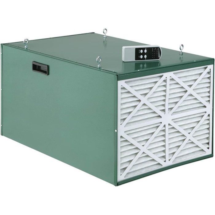 Grizzly G9956 Heavy Duty Double Air Filter with Remote Control - Image 1