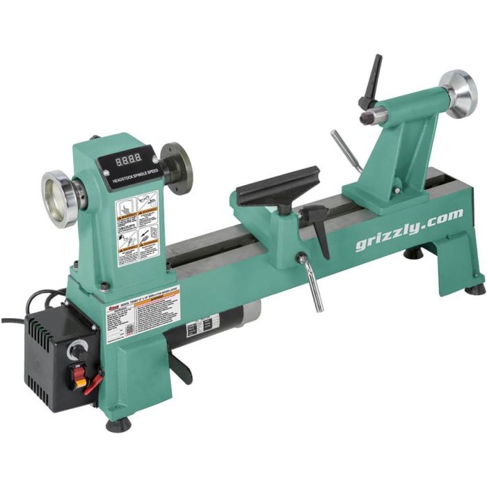 Grizzly T25920 110V 12 Inch x 18 Inch Variable-Speed Wood Lathe - Image 1